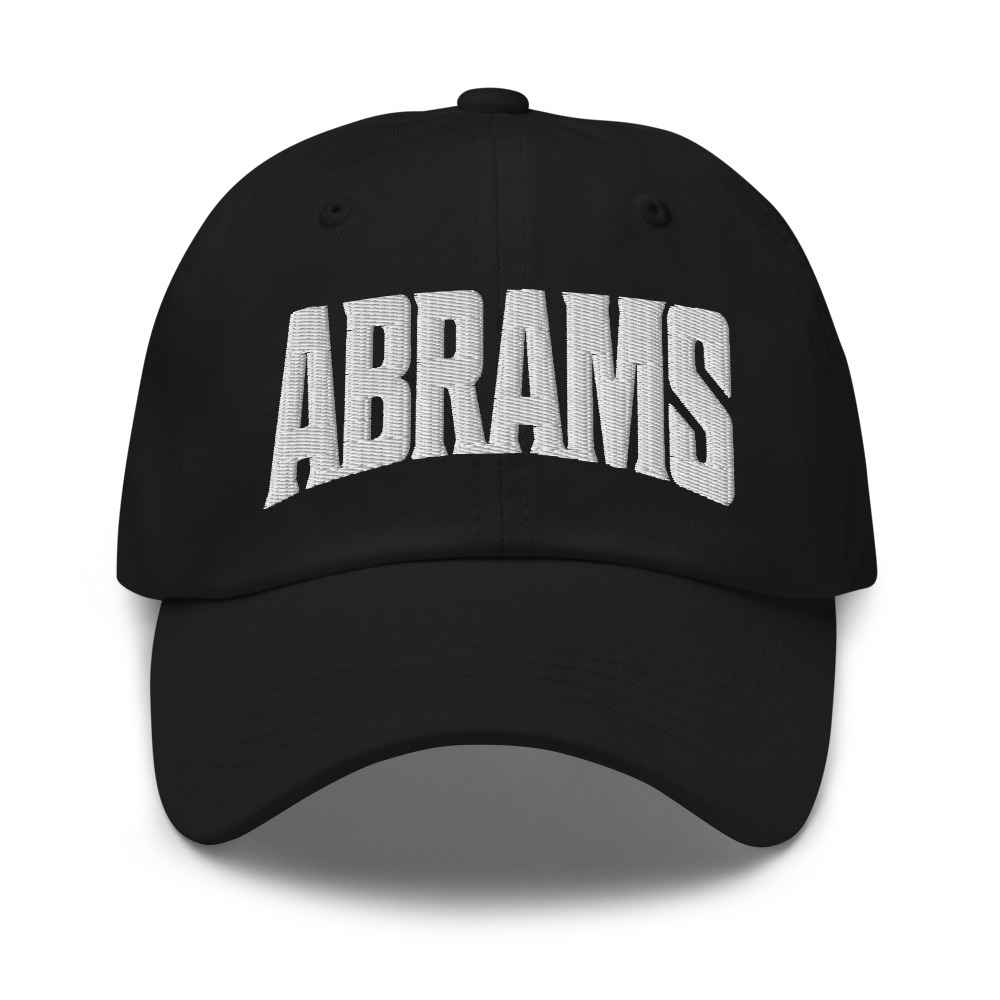 Abrams Wisconsin WI Embroidered Dad Hat