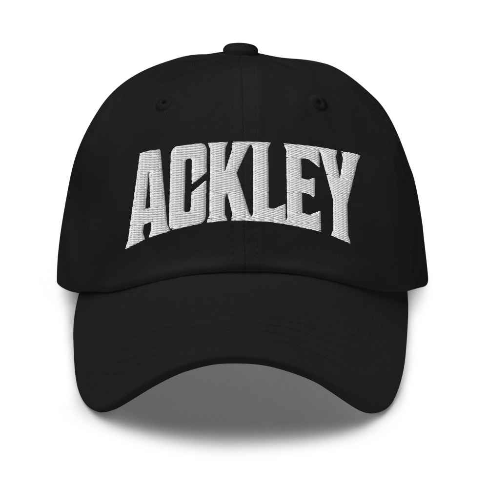 Ackley Iowa IA Embroidered Dad Hat
