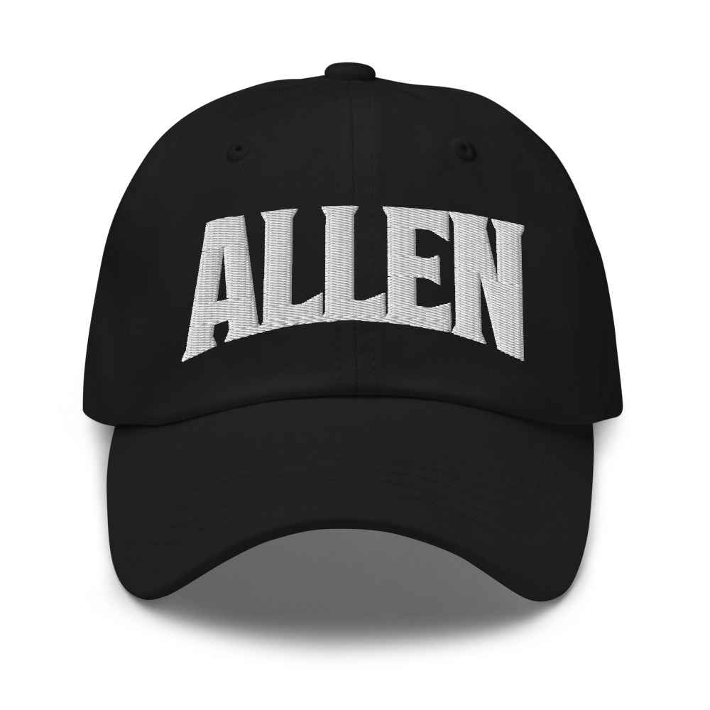 Allen Oklahoma OK Embroidered Dad Hat