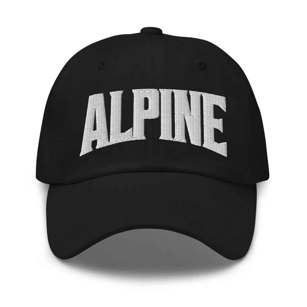 Alpine New Jersey NJ Embroidered Dad Hat