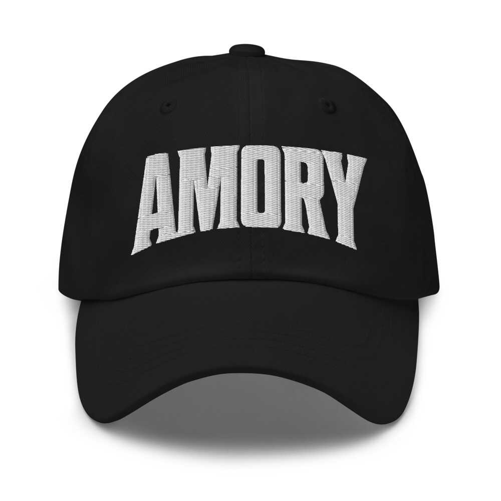 Amory Mississippi MS Embroidered Dad Hat