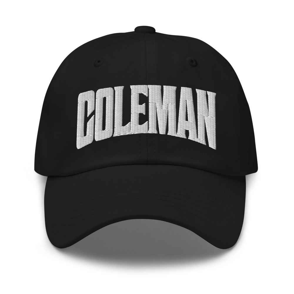 Coleman Michigan MI Embroidered Dad Hat