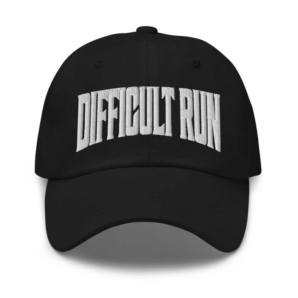 Difficult Run Virginia VA Embroidered Dad Hat