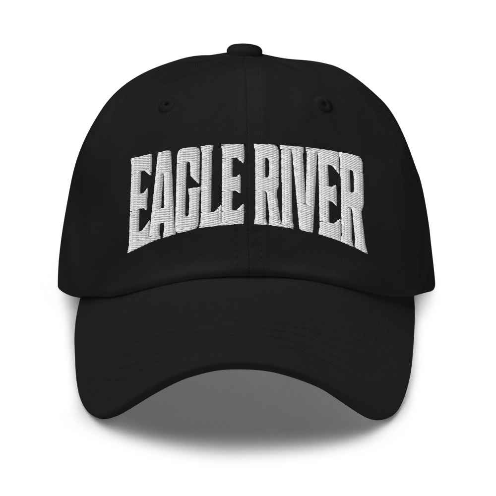 Eagle River Wisconsin WI Embroidered Dad Hat