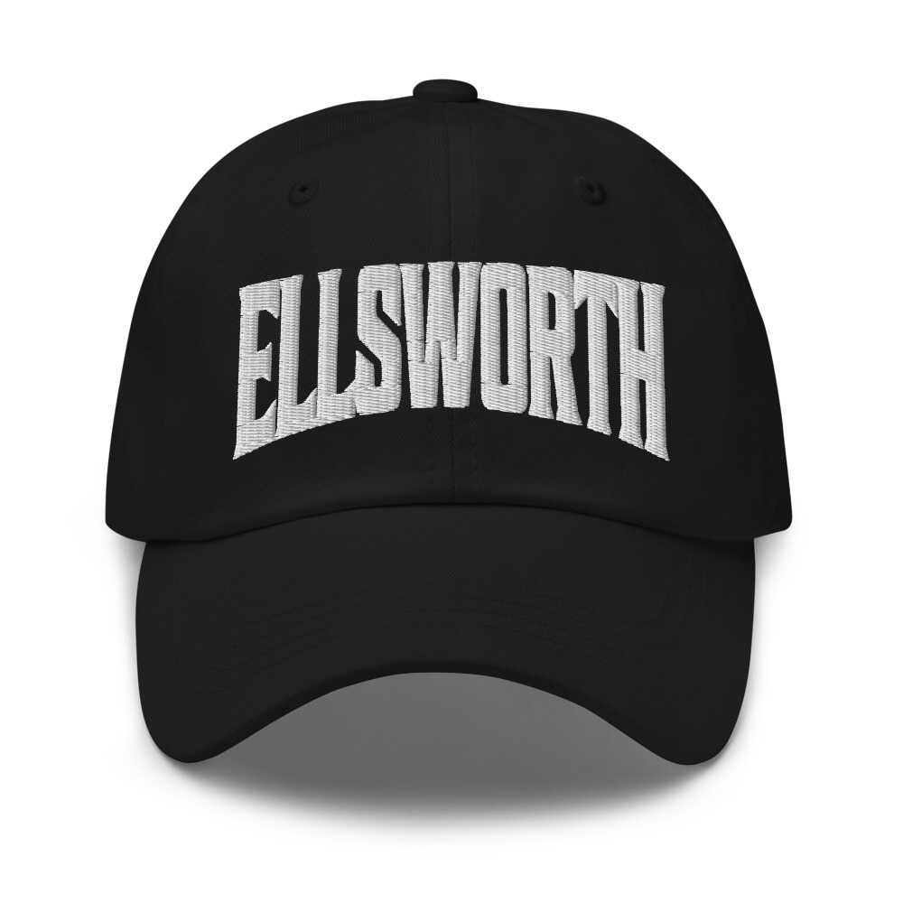 Ellsworth Maine ME Embroidered Dad Hat