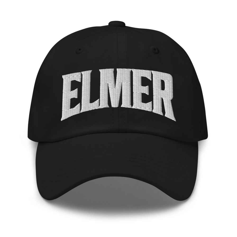 Elmer New Jersey NJ Embroidered Dad Hat