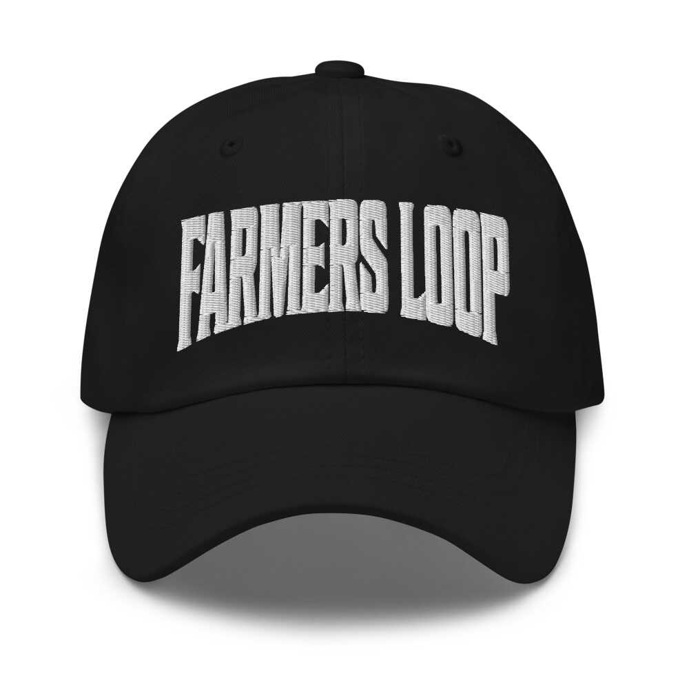 Farmers Loop Alaska AK Embroidered Dad Hat