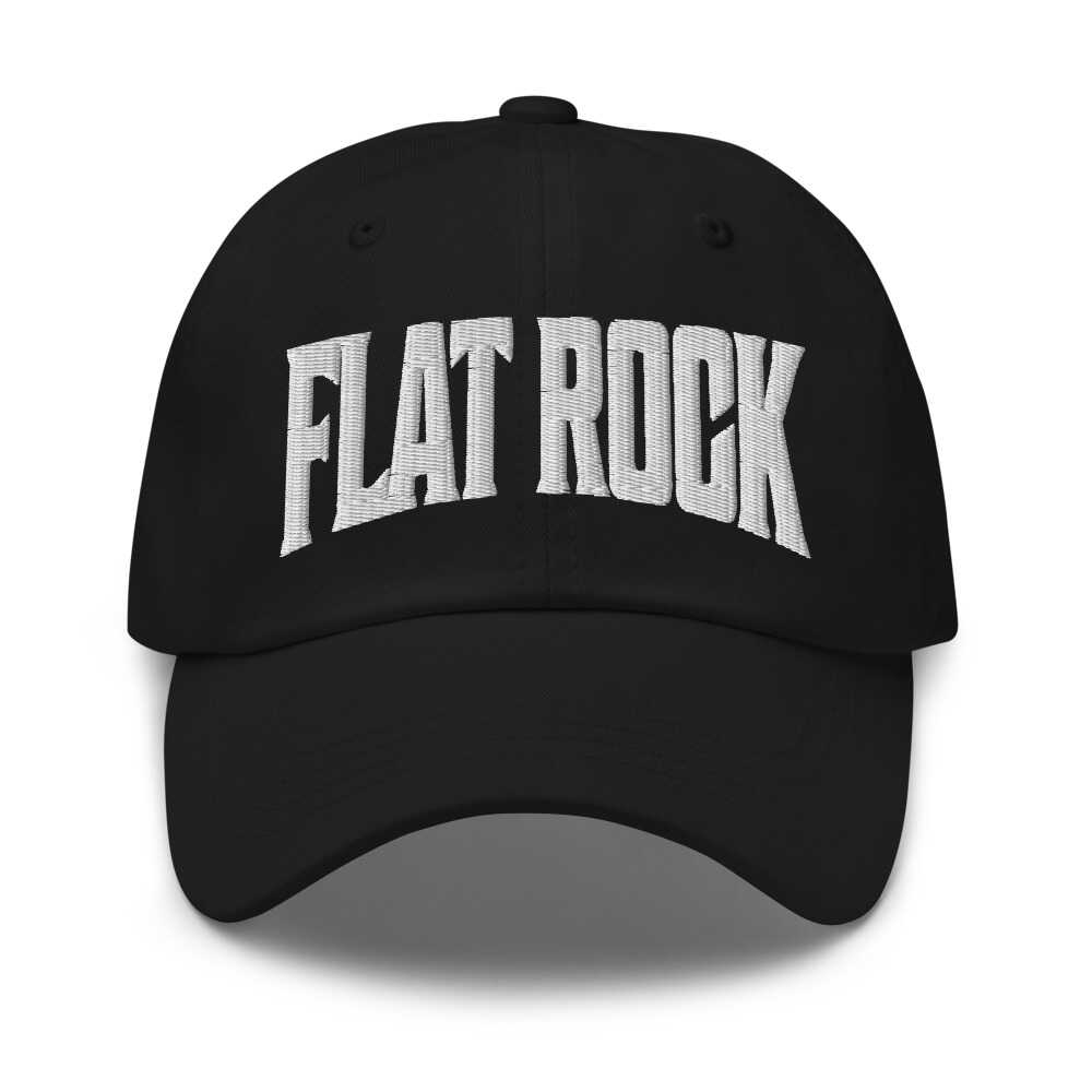 Flat Rock Michigan MI Embroidered Dad Hat