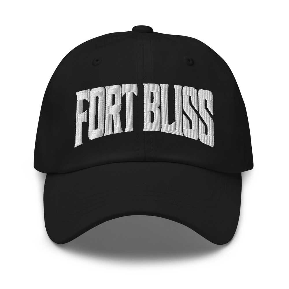 Fort Bliss Texas TX Embroidered Dad Hat