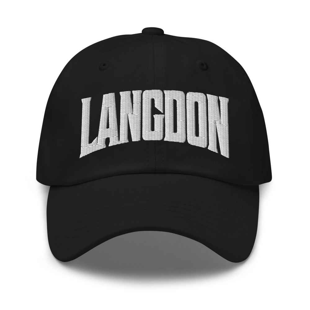 Langdon North Dakota ND Embroidered Dad Hat