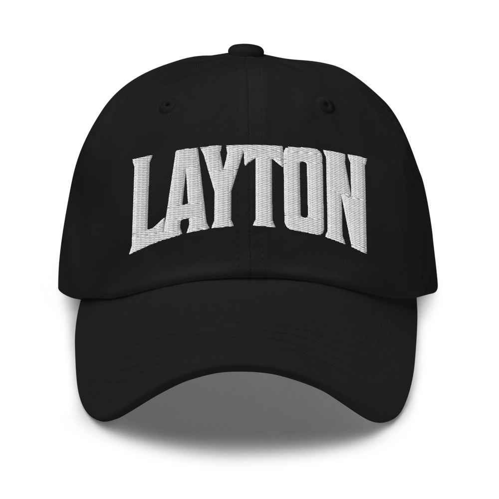 Layton New Jersey NJ Embroidered Dad Hat