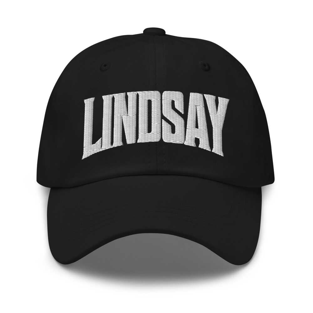 Lindsay Oklahoma OK Embroidered Dad Hat