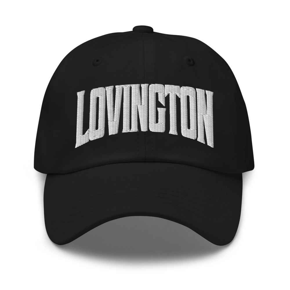 Lovington Illinois IL Embroidered Dad Hat