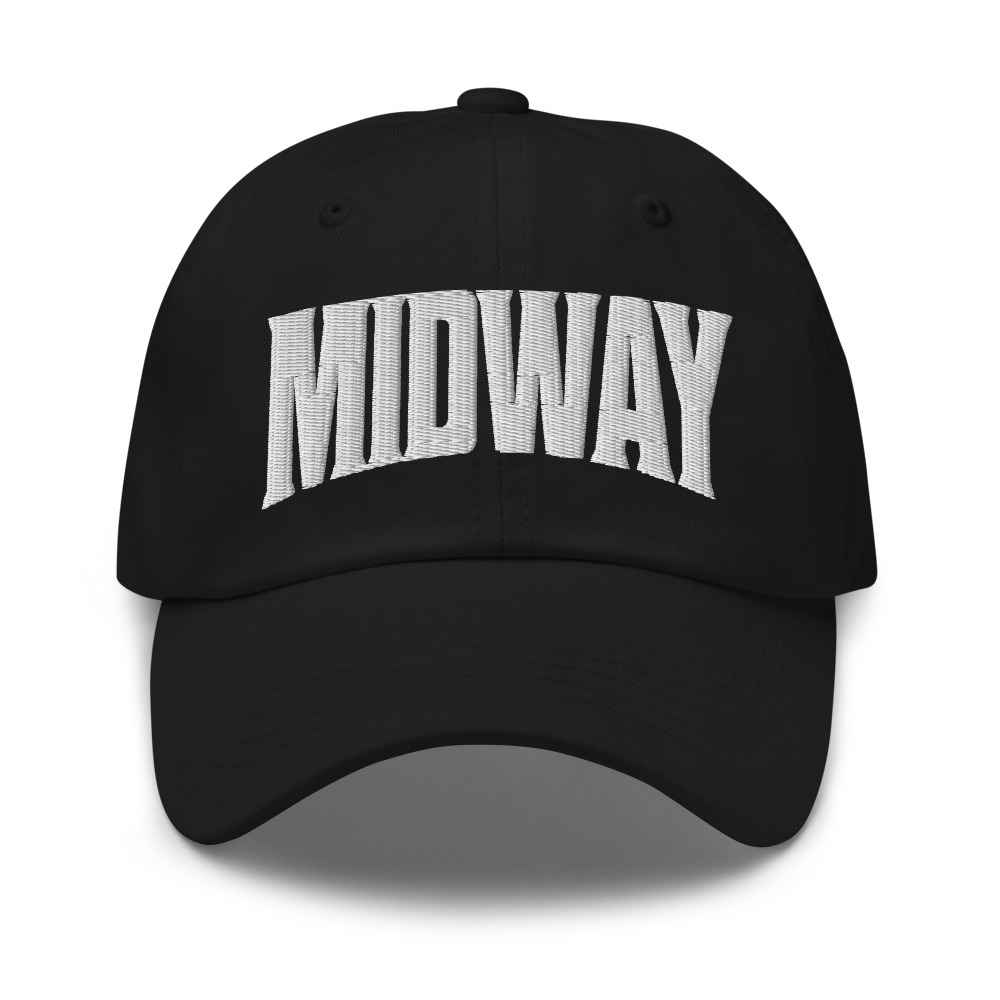 Midway Arkansas AR Embroidered Dad Hat