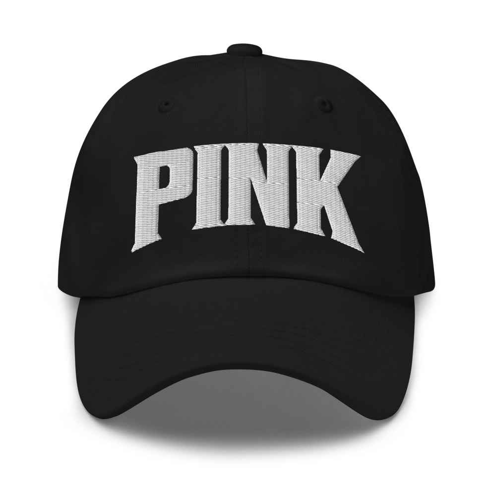 Pink Oklahoma OK Embroidered Dad Hat