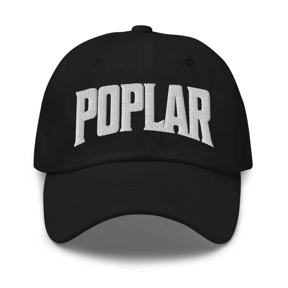 Poplar Montana MT Embroidered Dad Hat