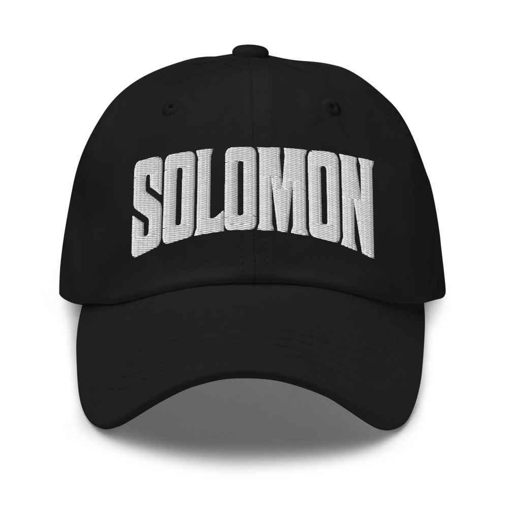 Solomon Kansas KS Embroidered Dad Hat