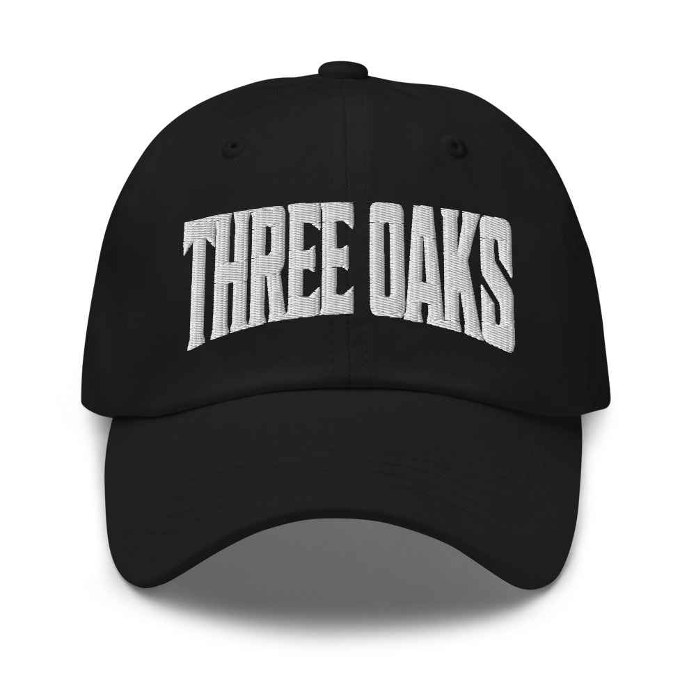 Three Oaks Michigan MI Embroidered Dad Hat