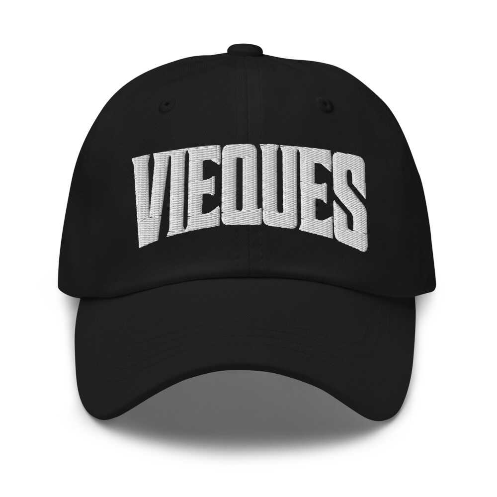 Vieques Puerto Rico PR Embroidered Dad Hat