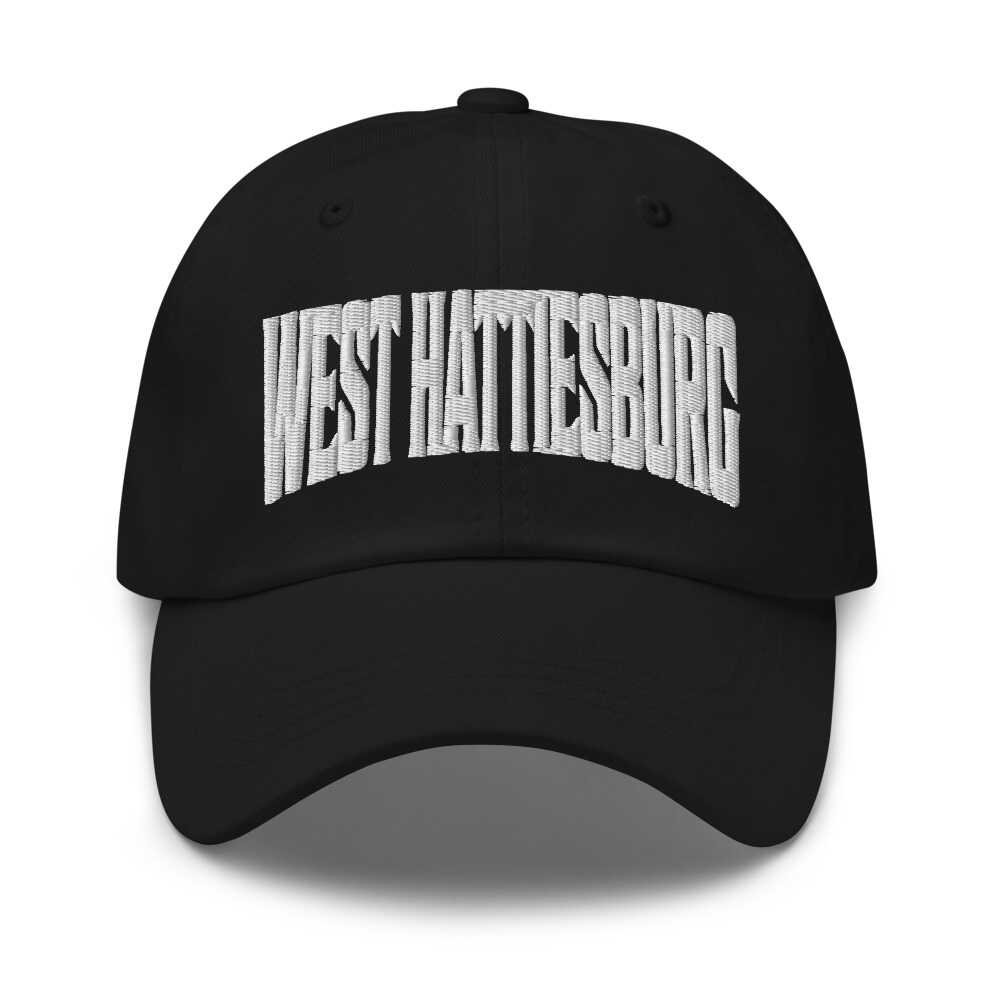 West Hattiesburg Mississippi MS Embroidered Dad Hat