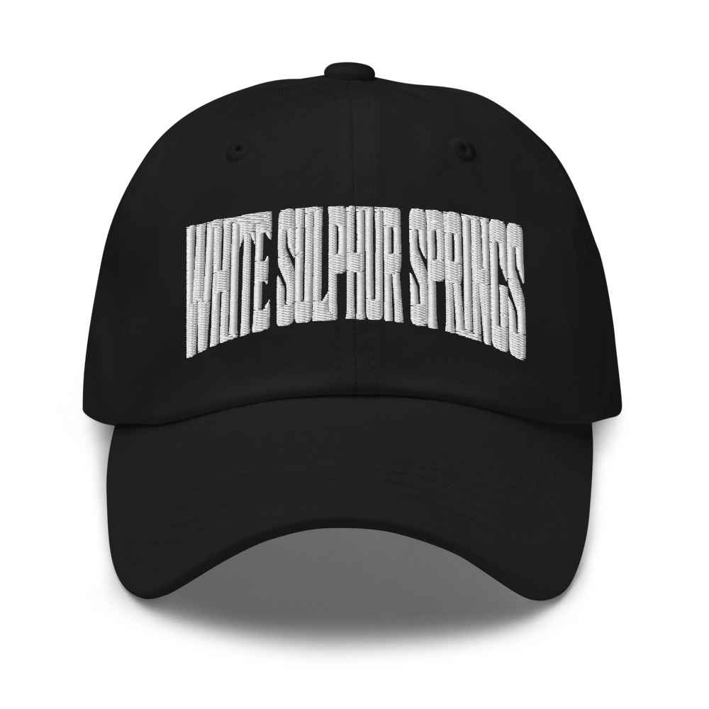 White Sulphur Springs Montana MT Embroidered Dad Hat