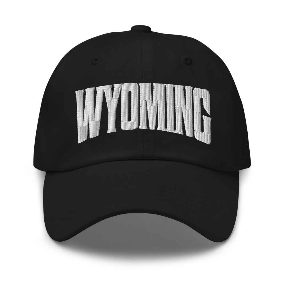 Wyoming Delaware DE Embroidered Dad Hat